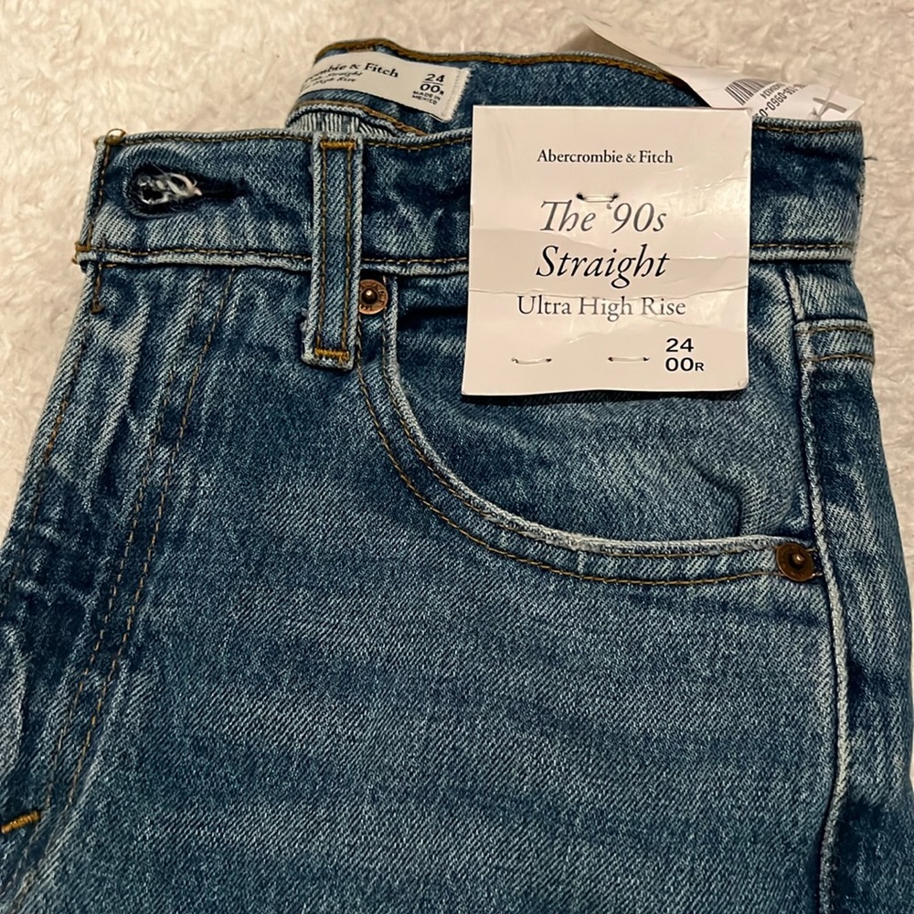 NWT 90s straight jeans Abercrombie